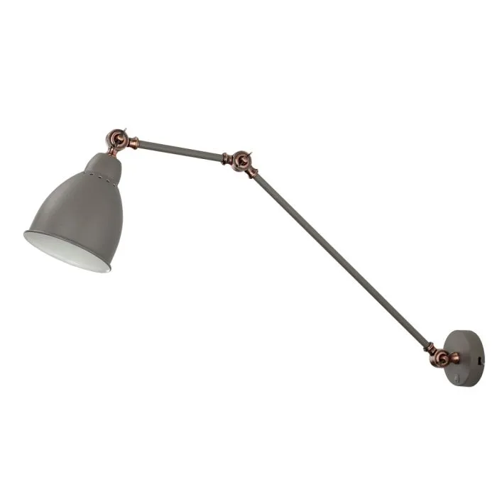 Бра Arte Lamp BRACCIO A2055AP-1GY | Дом Декора