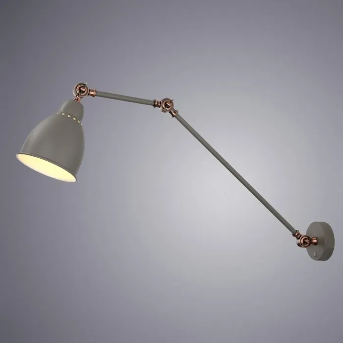 Бра Arte Lamp BRACCIO A2055AP-1GY | Дом Декора