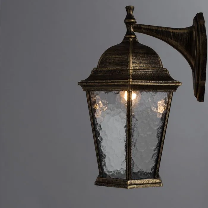 Уличный настенный светильник Arte Lamp GENOVA A1202AL-1BN | Дом Декора
