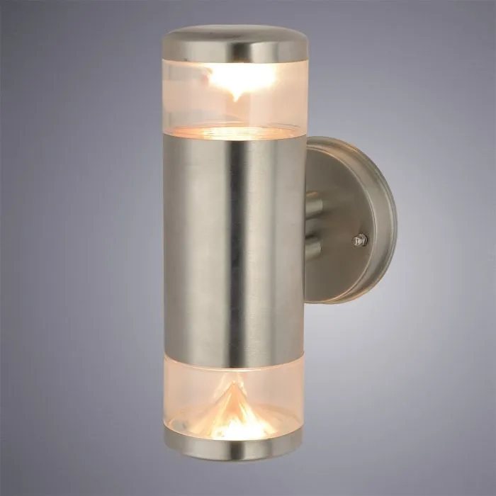 Уличный настенный светильник Arte Lamp INTRIGO A8161AL-2SS | Дом Декора