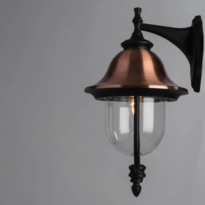 Уличный настенный светильник Arte Lamp BARCELONA A1482AL-1BK | Дом Декора