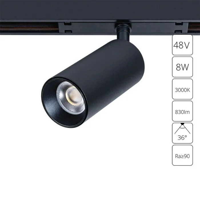 Магнитный трековый светильник Arte Lamp OPTIMA A7280PL-1BK | Дом Декора