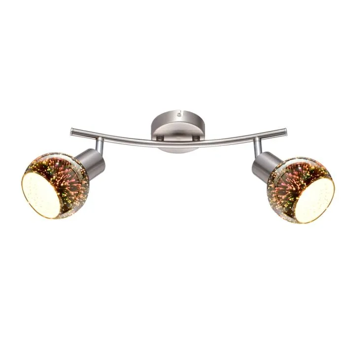 Спот Arte Lamp ILLUSIONE A6125AP-2SS | Дом Декора