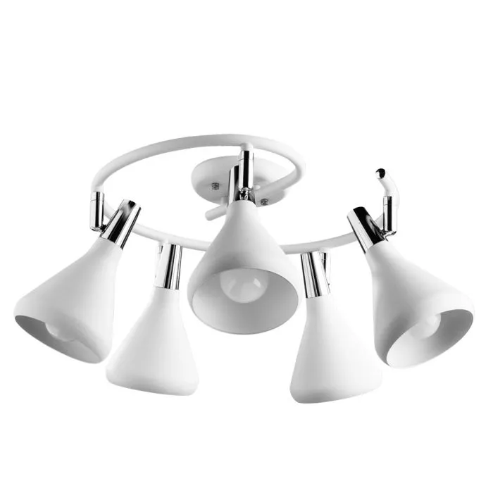 Спот Arte Lamp CICLONE A9155PL-5WH | Дом Декора