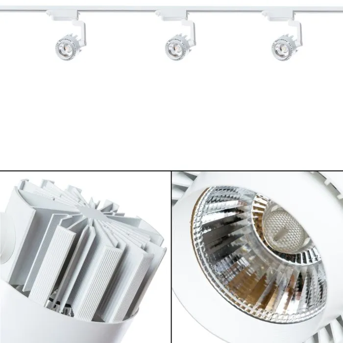 Трековый светильник Arte Lamp VIGILE A1620PL-1WH | Дом Декора