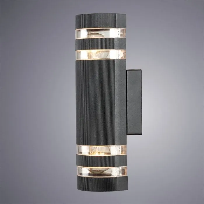 Уличный настенный светильник Arte Lamp METRO A8162AL-2BK | Дом Декора