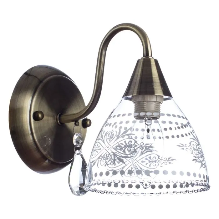 Бра Arte Lamp RUGIADA A1658AP-1AB | Дом Декора