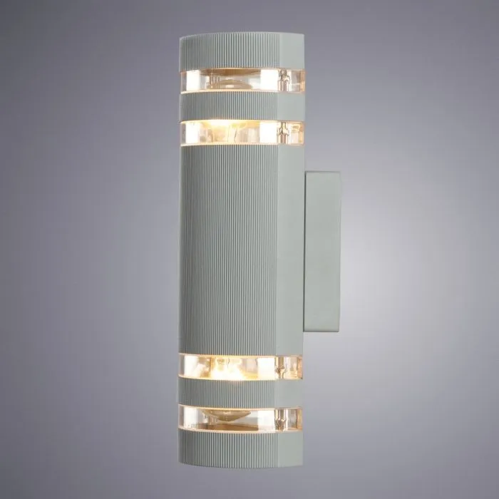 Уличный настенный светильник Arte Lamp METRO GREY A8162AL-2GY | Дом Декора