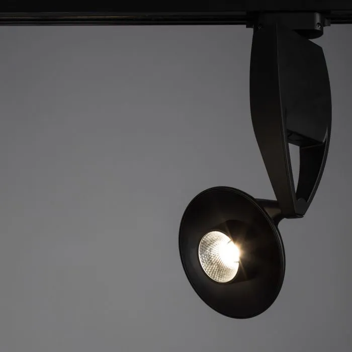 Трековый светильник Arte Lamp NOTA A4235PL-1BK | Дом Декора