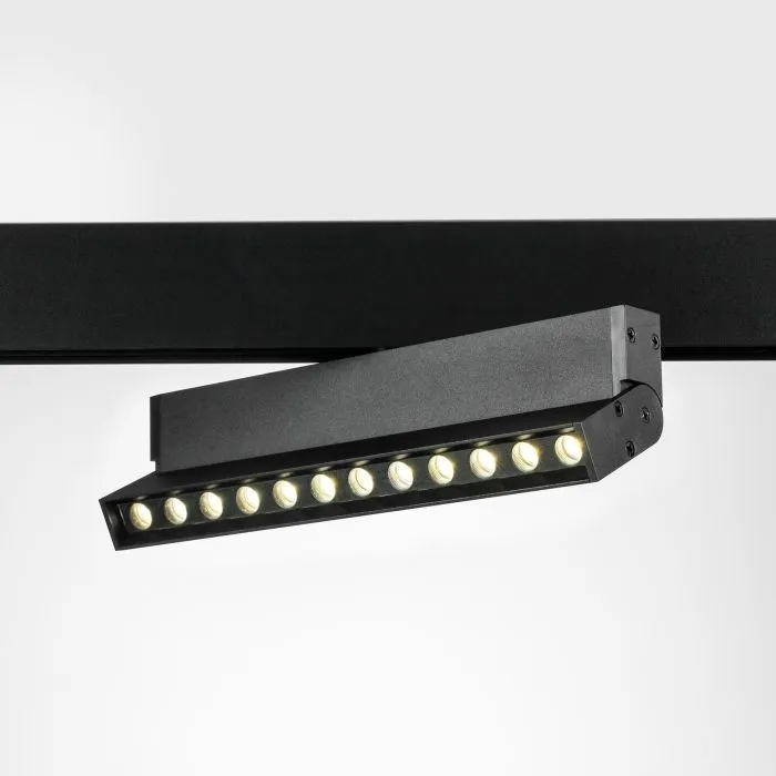 Светильник трековый поворотный 48V 12W 4000K 24° UGR<13 черный Uno Lightstar 259047 | Дом Декора