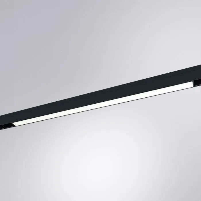 Магнитный трековый светильник Arte Lamp Linea A4633PL-1BK | Дом Декора