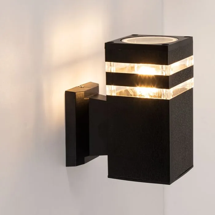 Уличный настенный светильник Arte Lamp HADAR A4421AL-1BK | Дом Декора