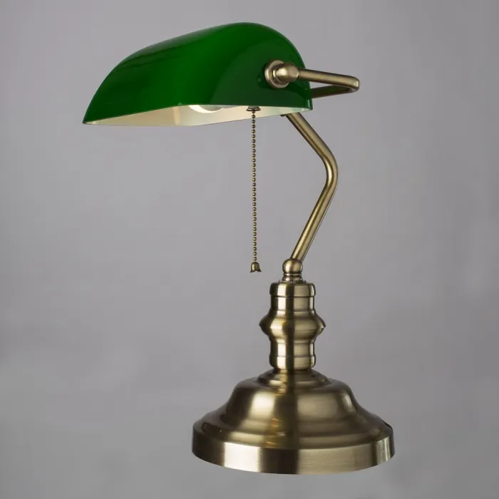 Кабинетная настольная лампа Arte Lamp BANKER A2492LT-1AB | Дом Декора