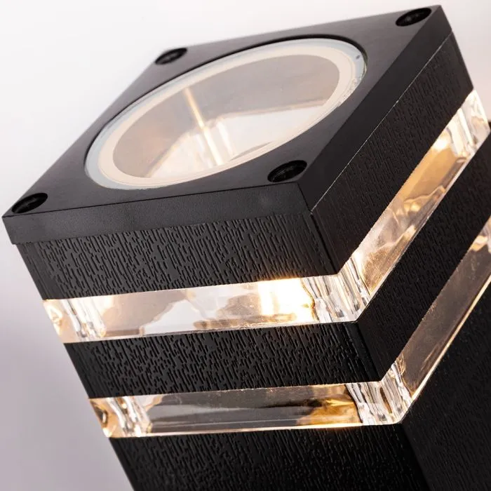 Уличный настенный светильник Arte Lamp HADAR A4421AL-1BK | Дом Декора