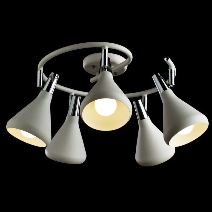 Спот Arte Lamp CICLONE A9155PL-5WH | Дом Декора