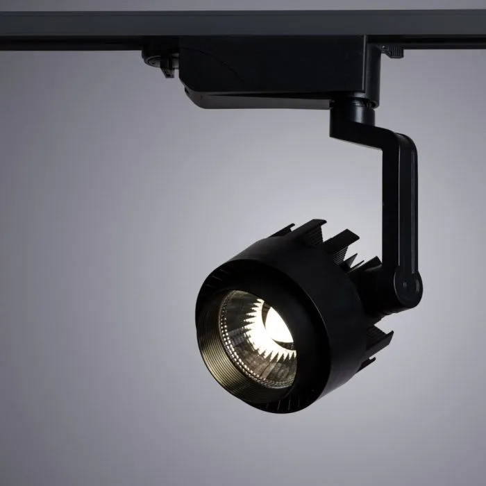Трековый светильник Arte Lamp VIGILE A1610PL-1BK | Дом Декора