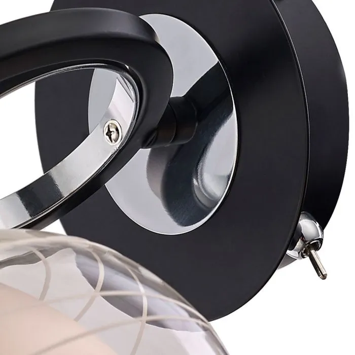 Бра Arte Lamp GINEVRA A1604AP-1BK | Дом Декора