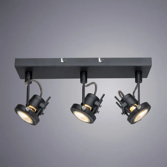 Спот Arte Lamp COSTRUTTORE A4300PL-3BK | Дом Декора