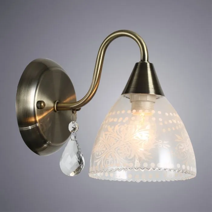 Бра Arte Lamp RUGIADA A1658AP-1AB | Дом Декора