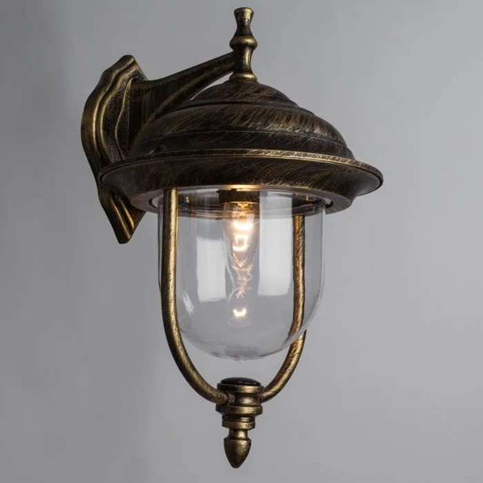 Уличный настенный светильник Arte Lamp BARCELONA A1482AL-1BN | Дом Декора