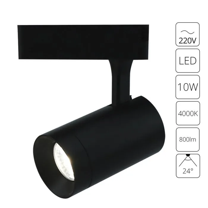 Трековый светильник Arte Lamp SOFFITTO A1710PL-1BK | Дом Декора
