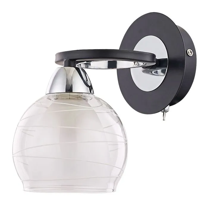 Бра Arte Lamp GINEVRA A1604AP-1BK | Дом Декора