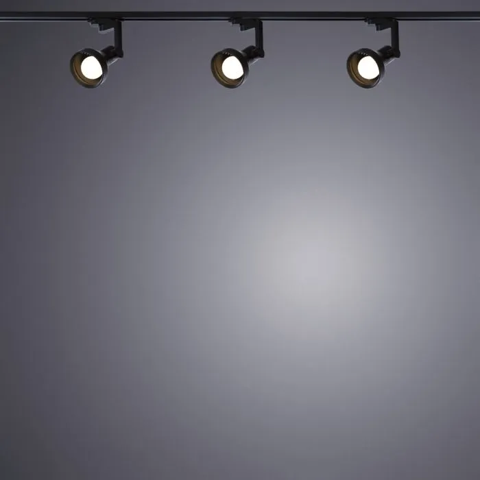 Трековый светильник Arte Lamp NIDO A5109PL-1BK | Дом Декора