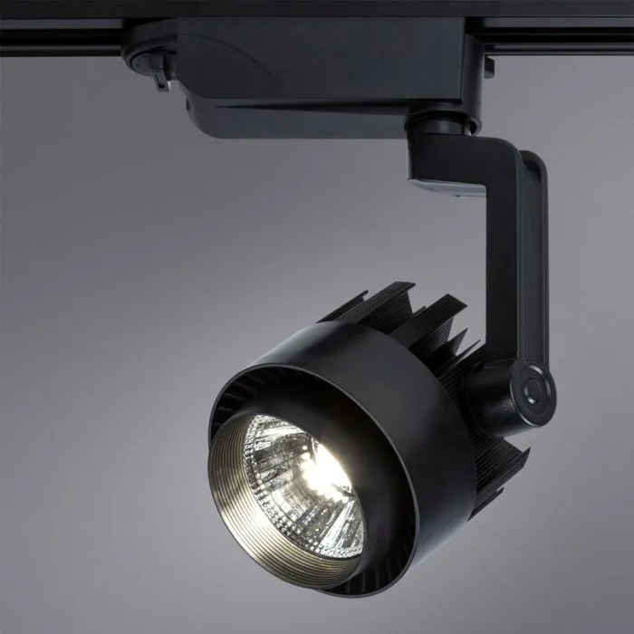 Трековый светильник Arte Lamp VIGILE A1620PL-1BK | Дом Декора