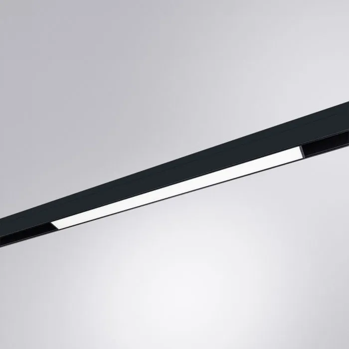 Магнитный трековый светильник Arte Lamp Linea A4632PL-1BK | Дом Декора