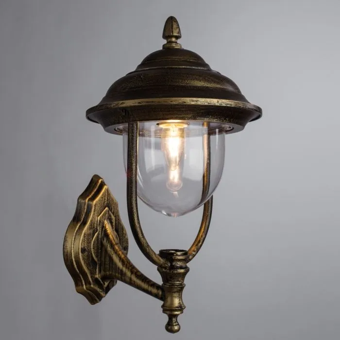 Уличный настенный светильник Arte Lamp BARCELONA A1481AL-1BN | Дом Декора