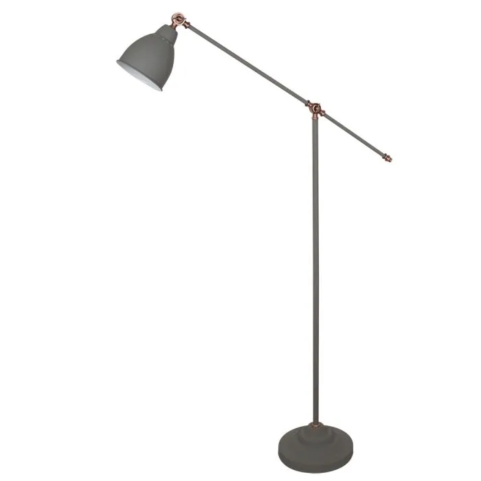 Торшер Arte Lamp BRACCIO A2054PN-1GY | Дом Декора