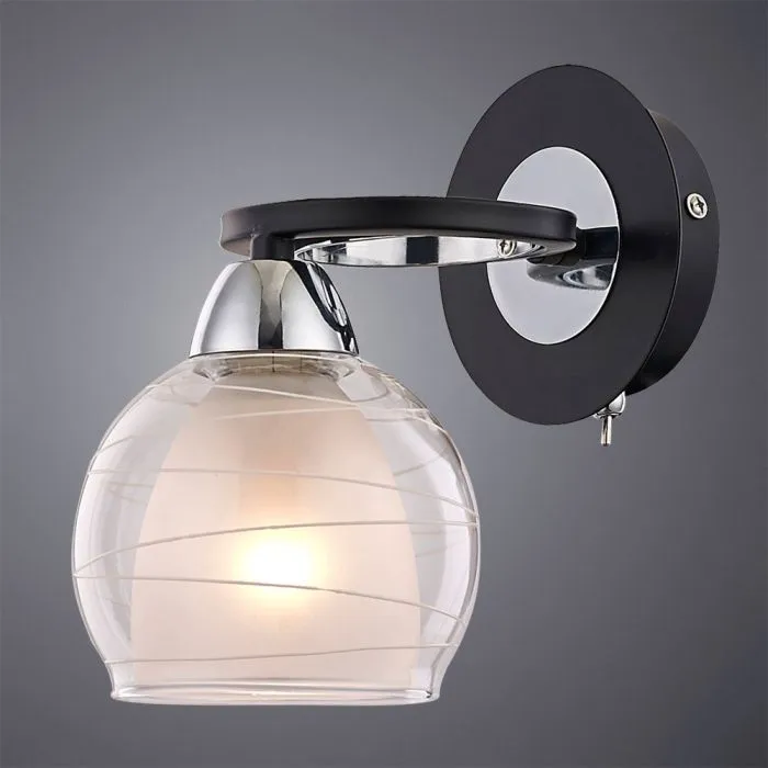 Бра Arte Lamp GINEVRA A1604AP-1BK | Дом Декора