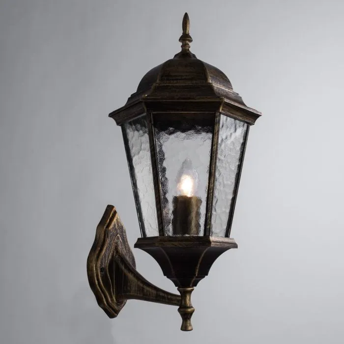 Уличный настенный светильник Arte Lamp GENOVA A1201AL-1BN | Дом Декора