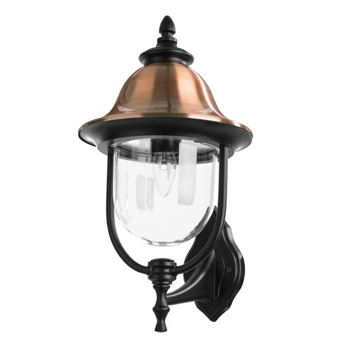 Уличный настенный светильник Arte Lamp BARCELONA A1481AL-1BK | Дом Декора