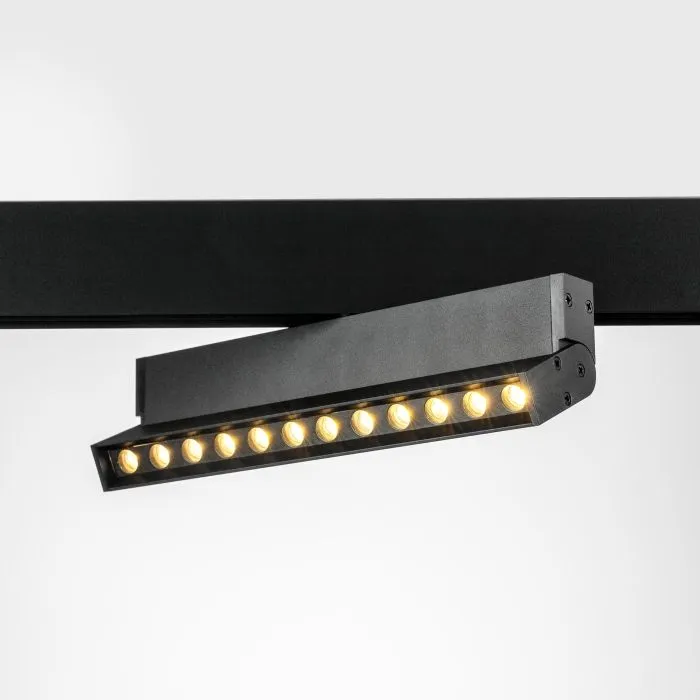 Светильник трековый поворотный 48V 12W 3000K 24° UGR<13 черный Uno Lightstar 259037 | Дом Декора
