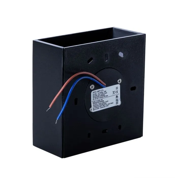 Фасадный светильник Arte Lamp ALGOL A1445AL-1BK | Дом Декора