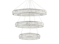 NEWPORT 8240 Потолочная чашка 8240 D25 3 вертик.кольца chrome , Chrome D25*H4 cm