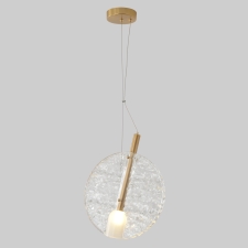 Светильник подвесной Crystal Lux FROZEN SP1 BRASS