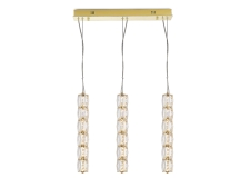 NEWPORT 8240 Потолочная чашка 8240 L50*8*H3,5 3 подвеса gold , Gold L50*8*H3,5 cm