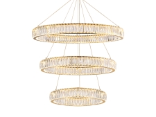 NEWPORT 8240 Потолочная чашка 8240 D25 3 вертик.кольца gold , Gold D25*H4 cm