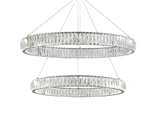 NEWPORT 8240 Потолочная чашка 8240 D25 2 вертик.кольца chrome , Chrome D25*H4 cm