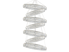NEWPORT 8240 Потолочная чашка 8240 D40 7 вертик.колец chrome , Chrome D40*H4 cm