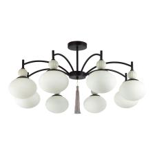 8273/8C NEOCLASSI LN26 041 черный/серый/белый, металл/керамика/стекло Люстра потолочная Е14 8*40W 220V GLORIYA